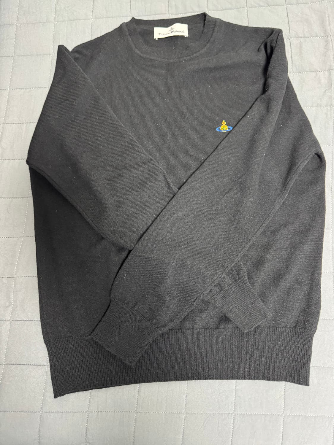 비비안웨스트우드 캐시미어 니트 블랙 L 상품이미지2