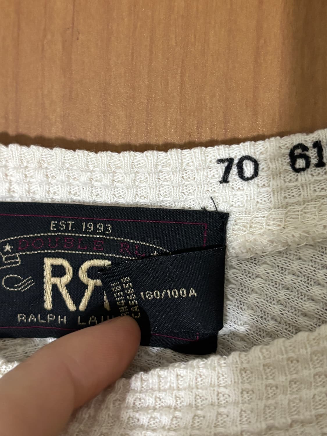 RRL 더블알엘 와플 크루넥 롱슬리브 L 상품이미지5