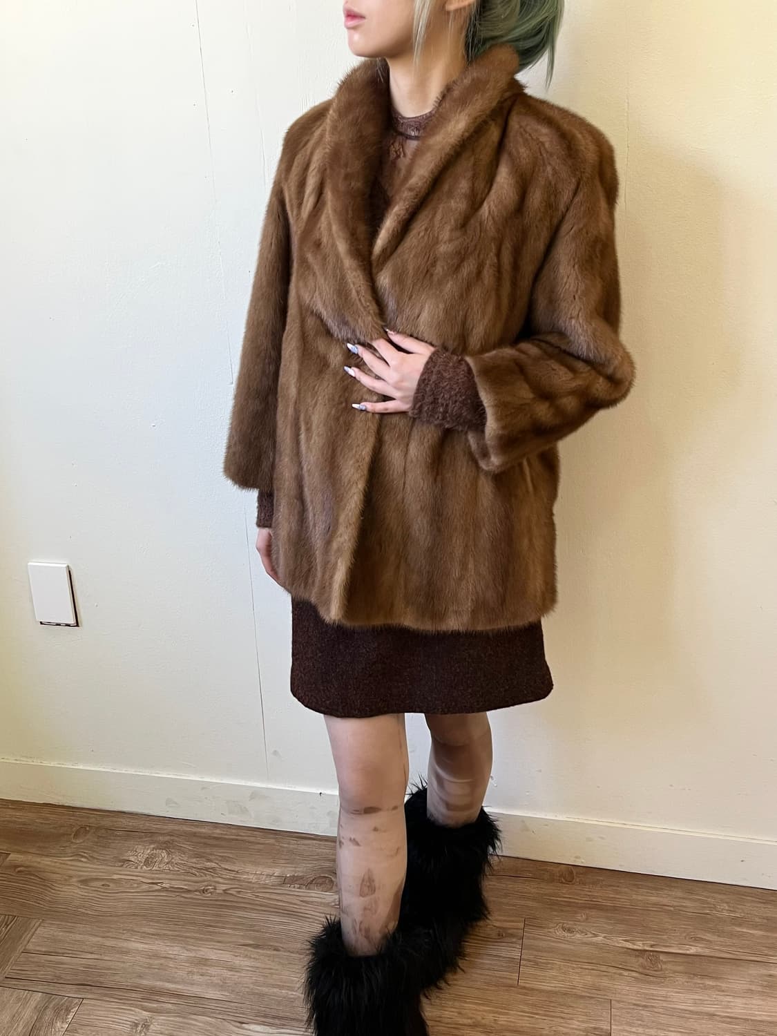 SAGA FOX  MINK 밍크 퍼 자켓 상품이미지6