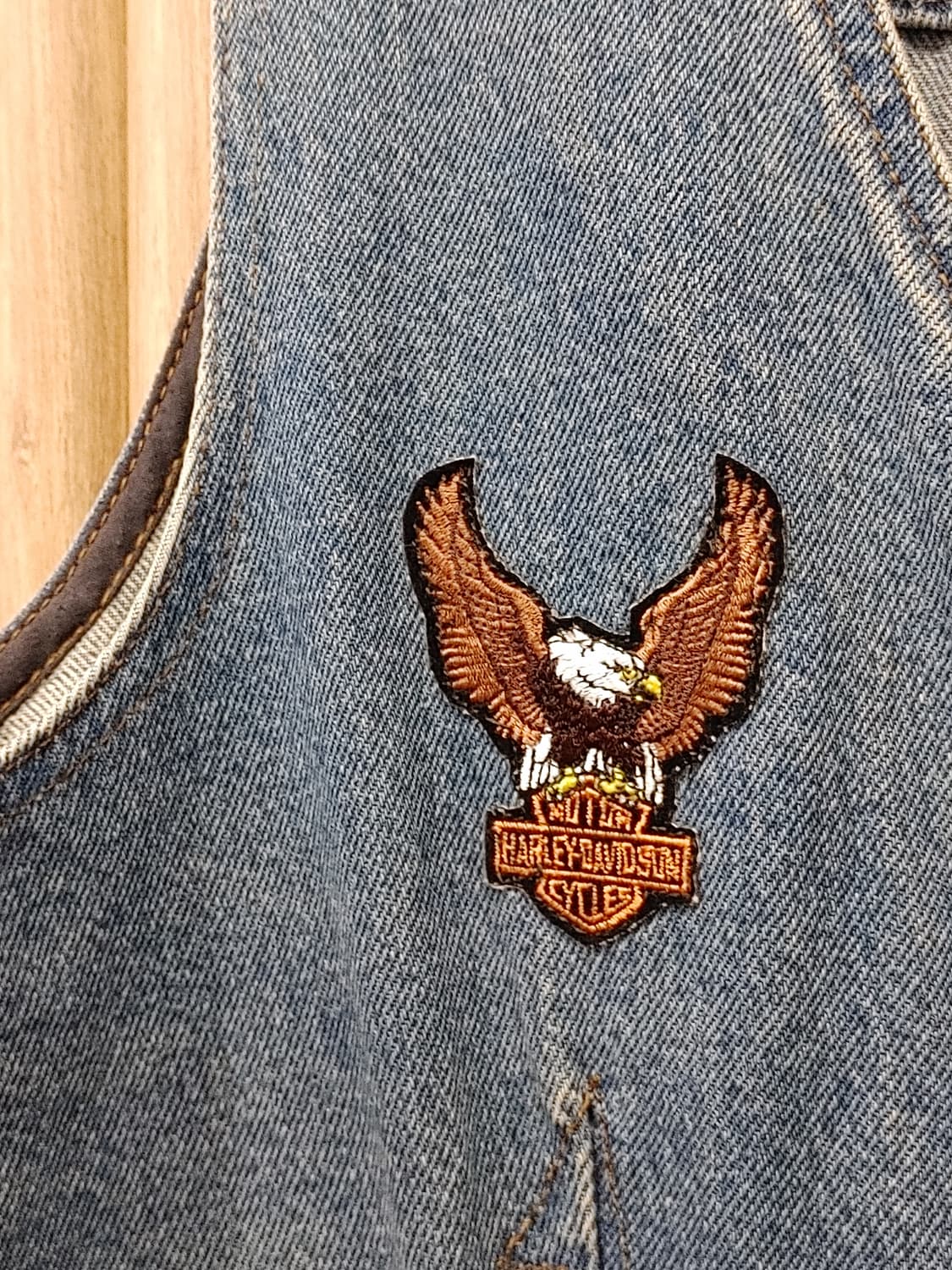 무배) 할리 데이비슨 데님 베스트 자켓 - L 상품이미지3
