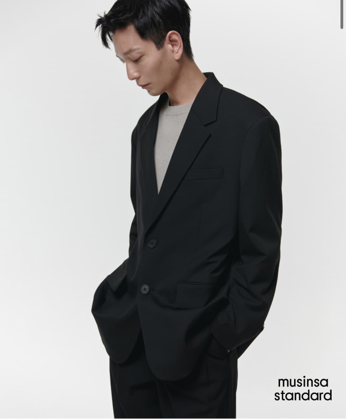 오버사이즈 블랙자켓 XL (수트 셋업) 상품이미지1