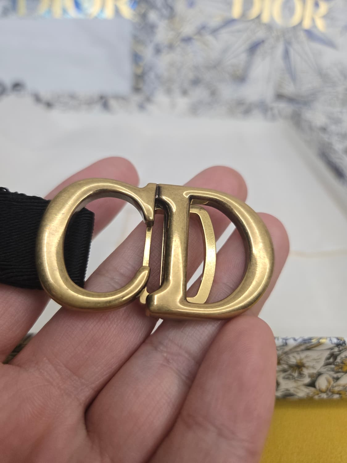 디올 오블리크 새들 벨트백 상품이미지6