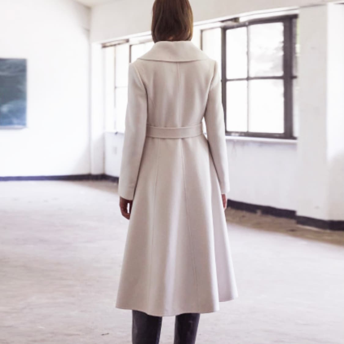 케네스레이디(kenneth lady) 캐시울 플레어코트 55-66 상품이미지3