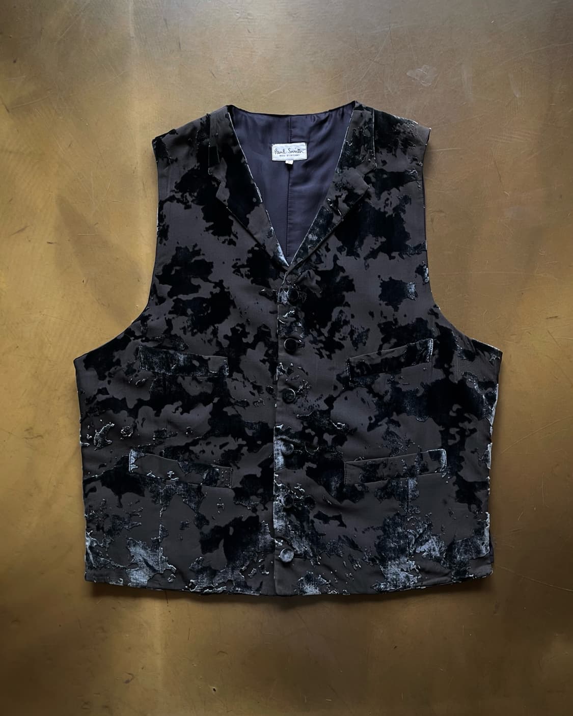 Paul Smith Archive 3D Brushed Silk Vest 상품이미지4