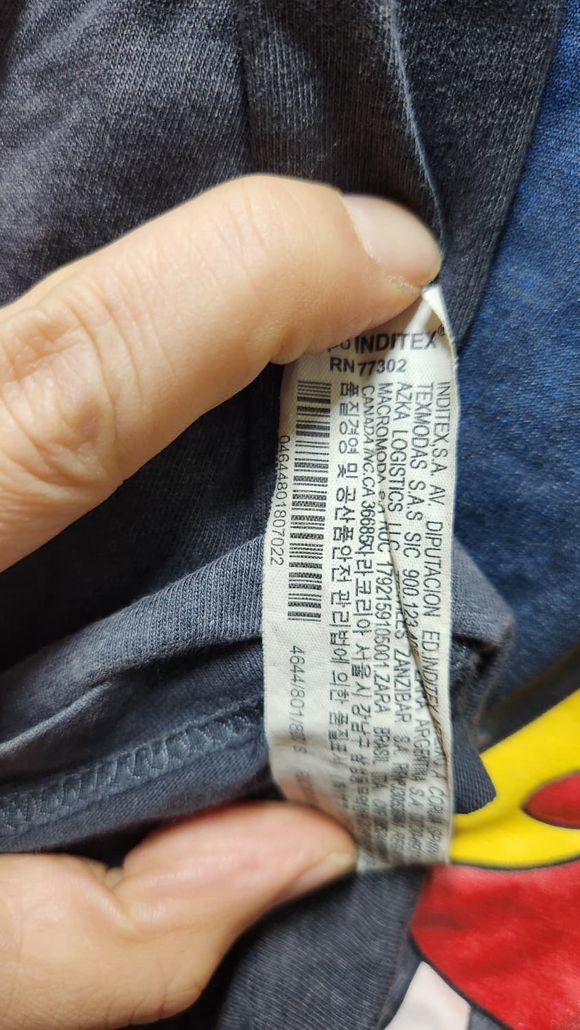 ZARA 자라 BETTY BOOB 베티붑 티셔츠 S 상품이미지6