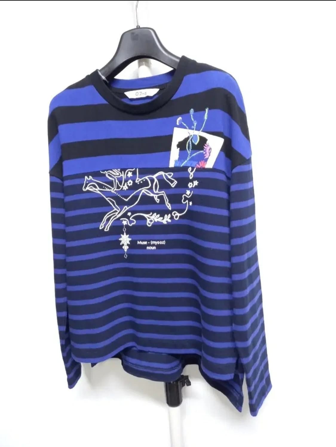 오즈세컨 춘추동 단가라 언발 티셔츠 44-66 상품이미지3