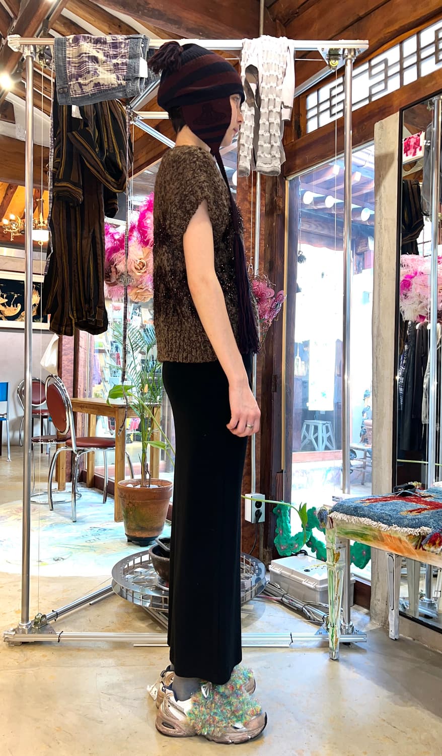 Roberto Collina metallic threading knit 상품이미지4