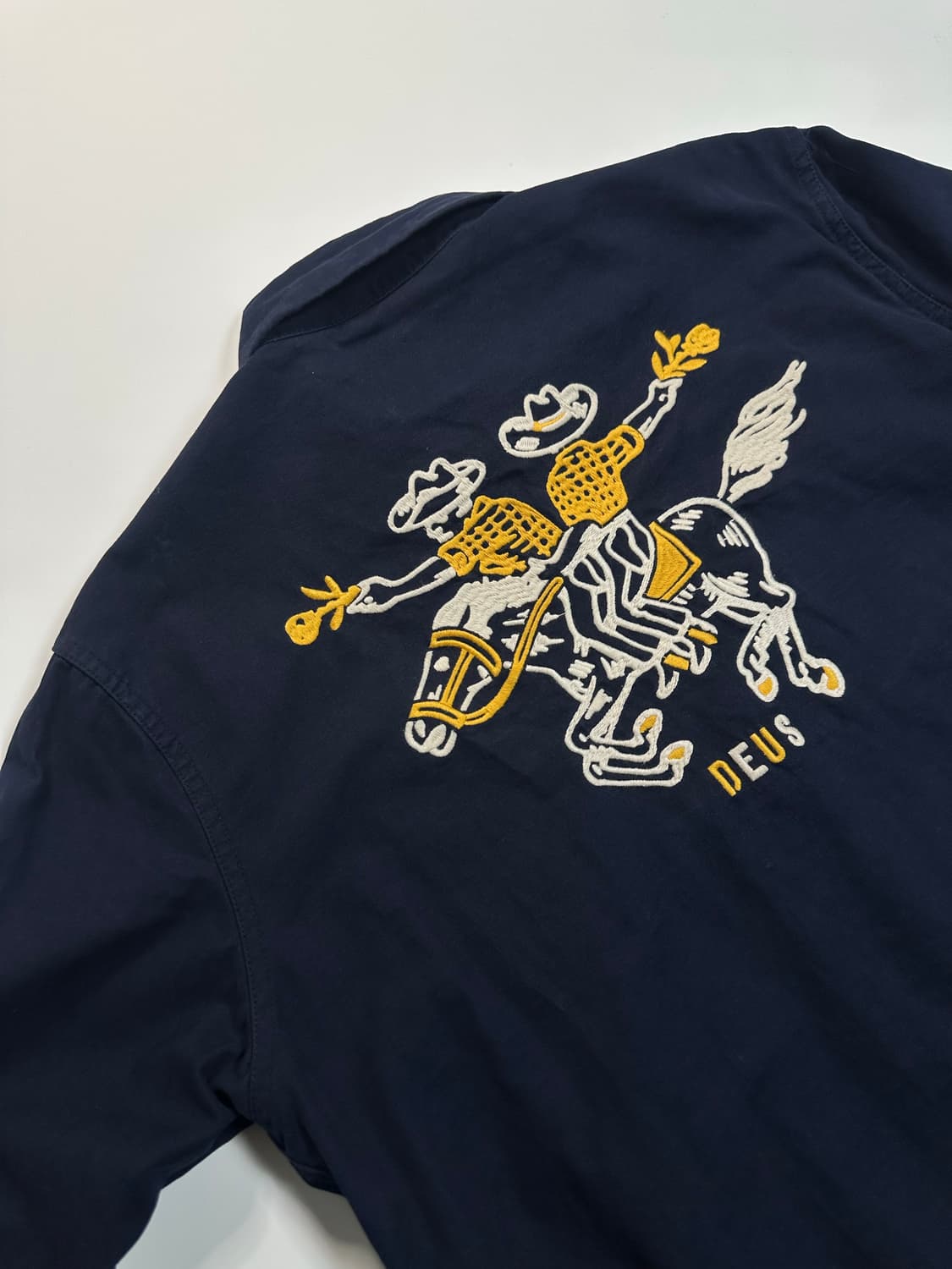 데우스 네이비 코튼 자켓 상품이미지1