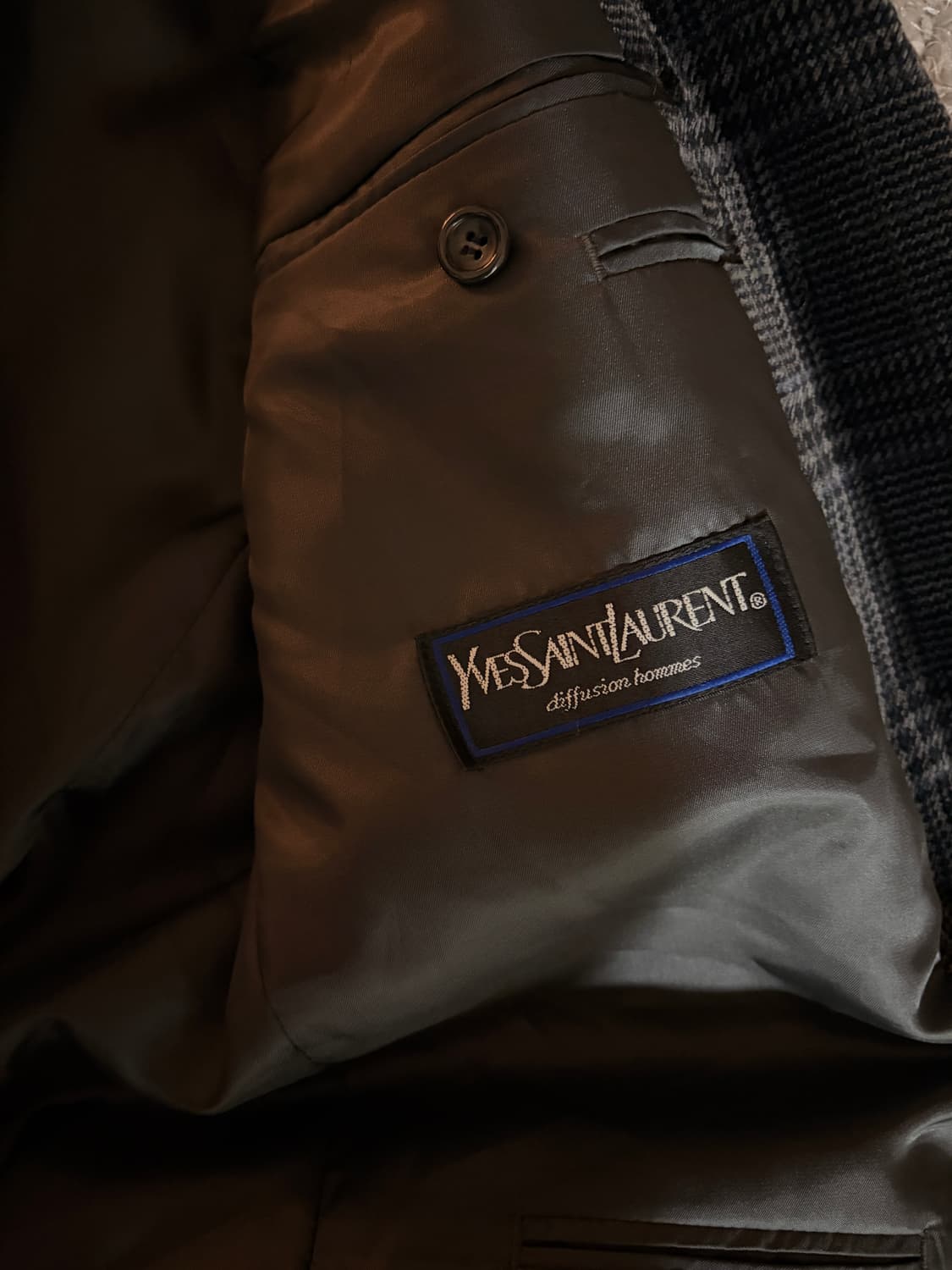 입생로랑 벨벳 클래식 자켓 100 상품이미지3