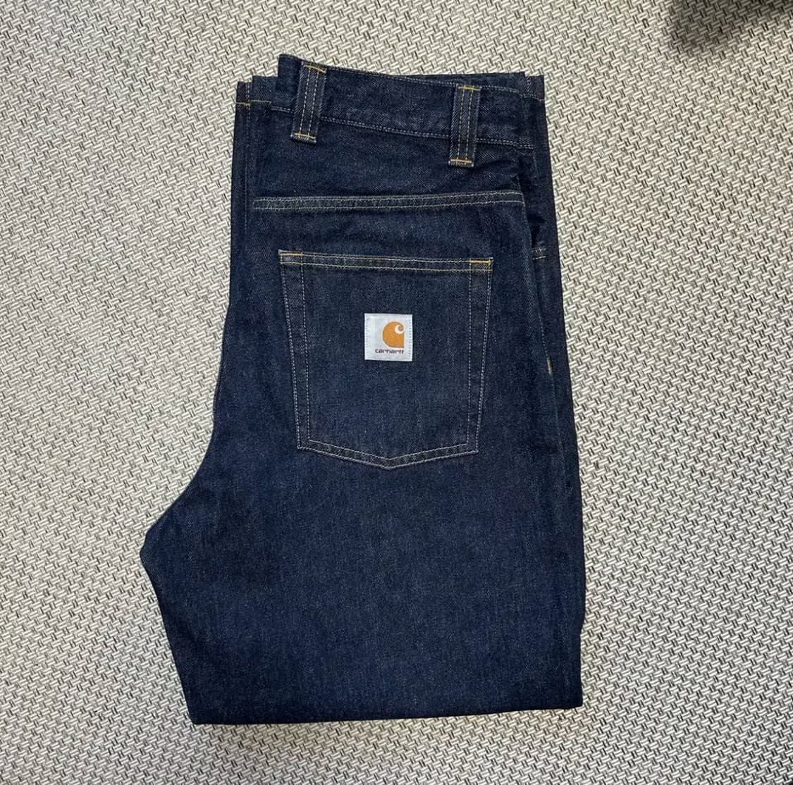칼하트 브랜든 팬츠 블루 린스드 s 사이즈 상품이미지1