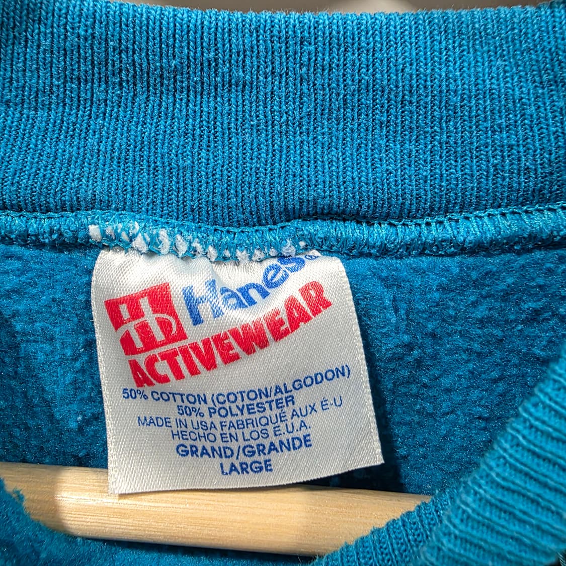 USA빈티지 90s 헤인즈 나비 패턴 맨투맨 상품이미지2