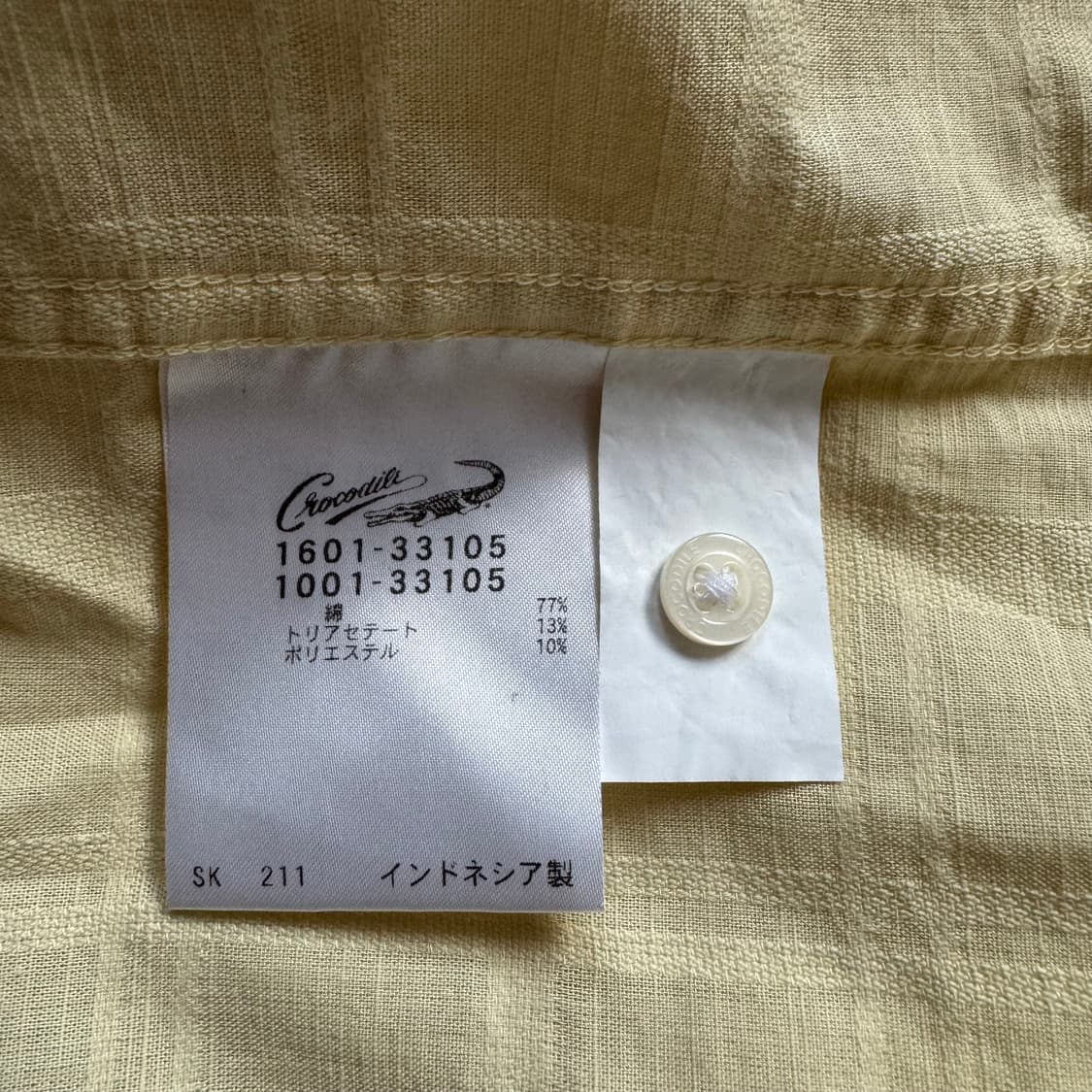 CROCODILE 일본빈티지셔츠 크로커다일 빈티지셔츠 여름셔츠 L 100 상품이미지5