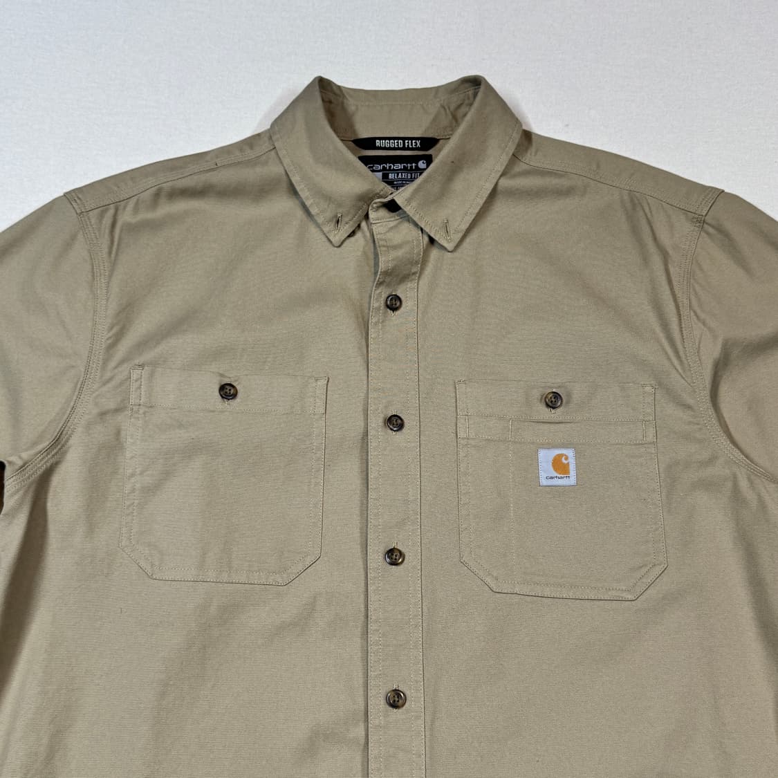 L) 칼하트 러기드 플렉스 릴렉스핏 반팔 셔츠 상품이미지3