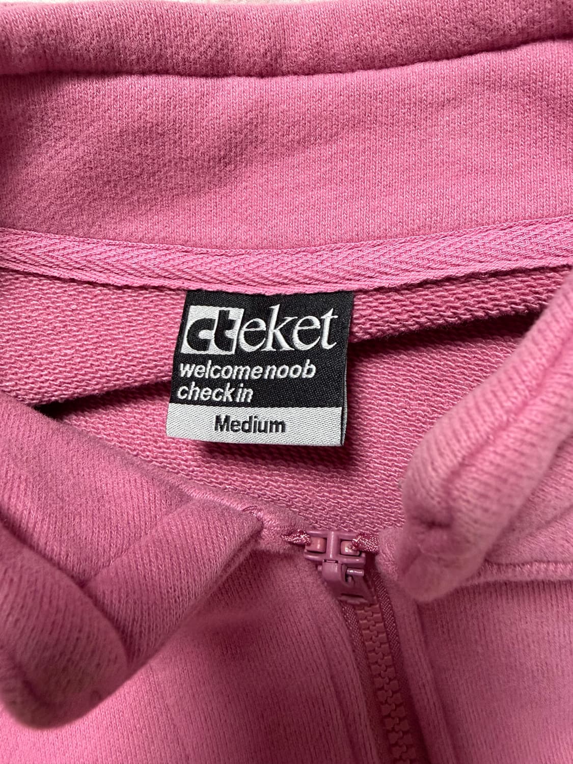 테켓 플랜 하프집업 스웨트셔츠 핑크 M 상품이미지6