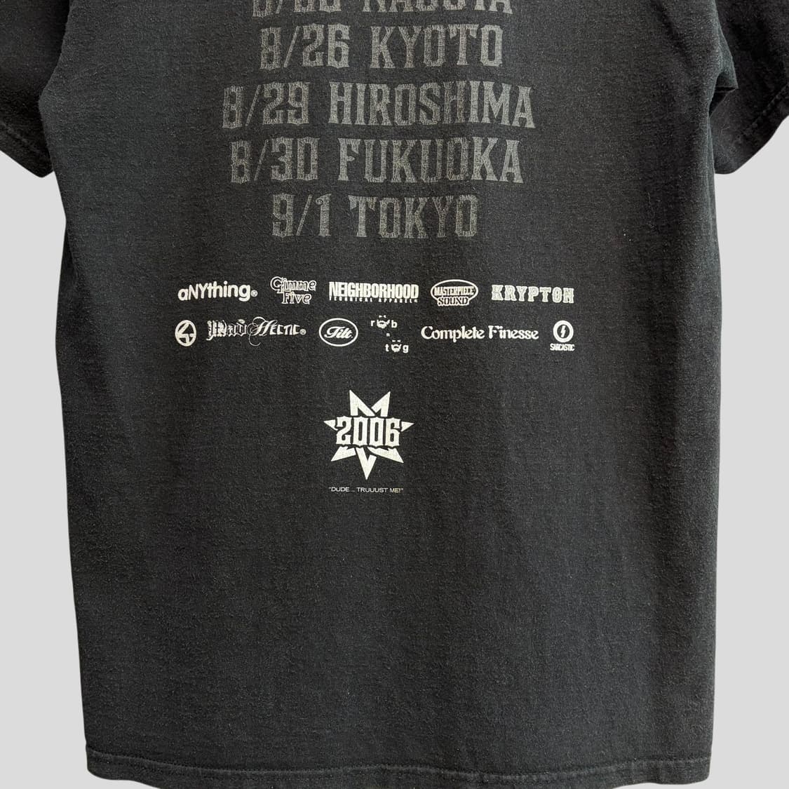 (M)stussy 스투시 06 라이프 파트너스 투어 반팔티셔츠 상품이미지9