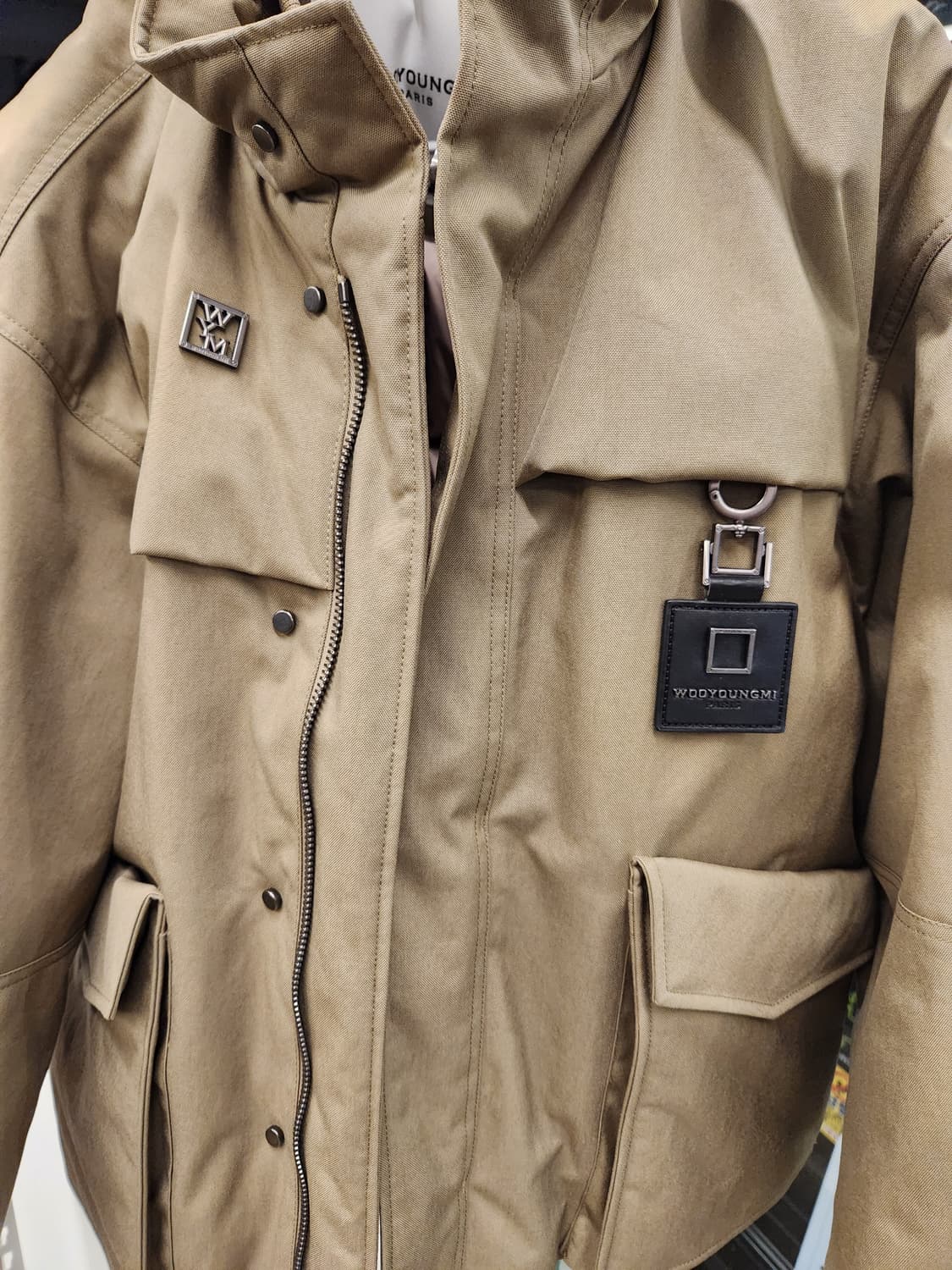 우영미 22FW 코듀라 패딩 베이지 48 상품이미지4