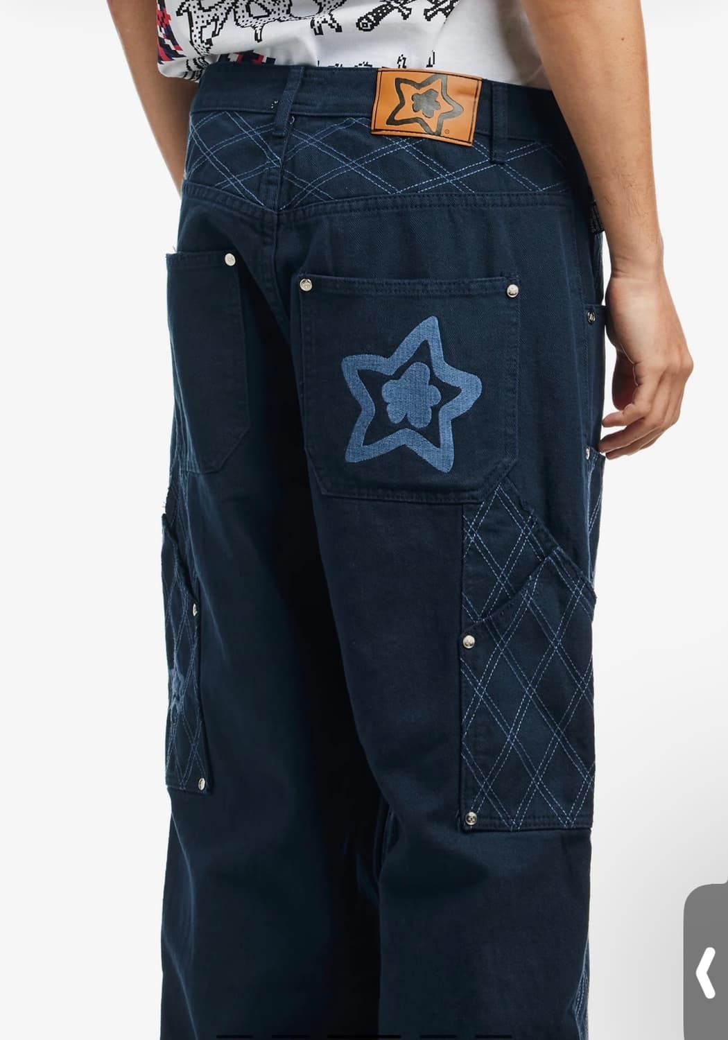 CROSS STITCH DOUBLE KNEE JEANS 스타팀 30 상품이미지2