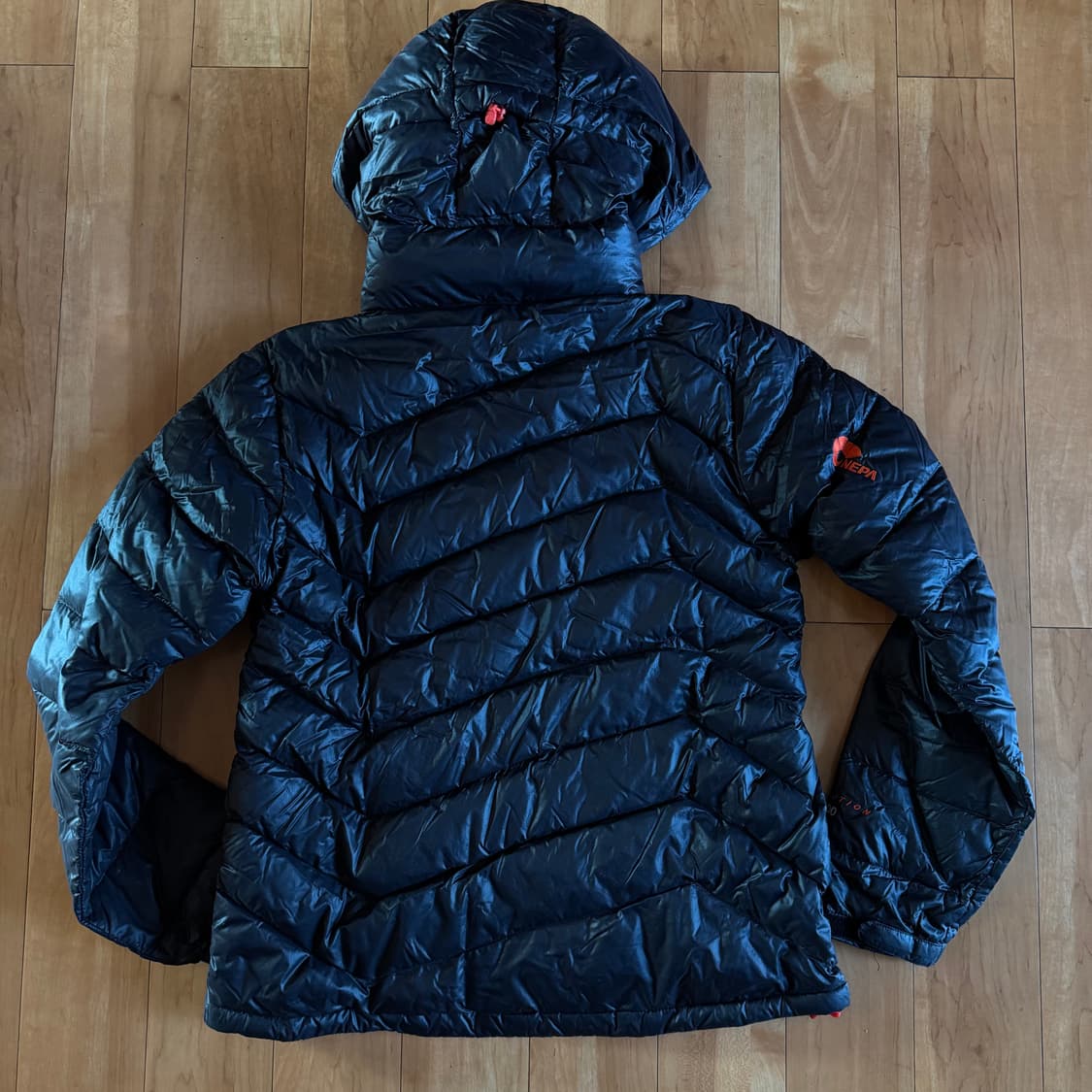 네파 구스다운 패딩 자켓 여성용 블랙 M 상품이미지4