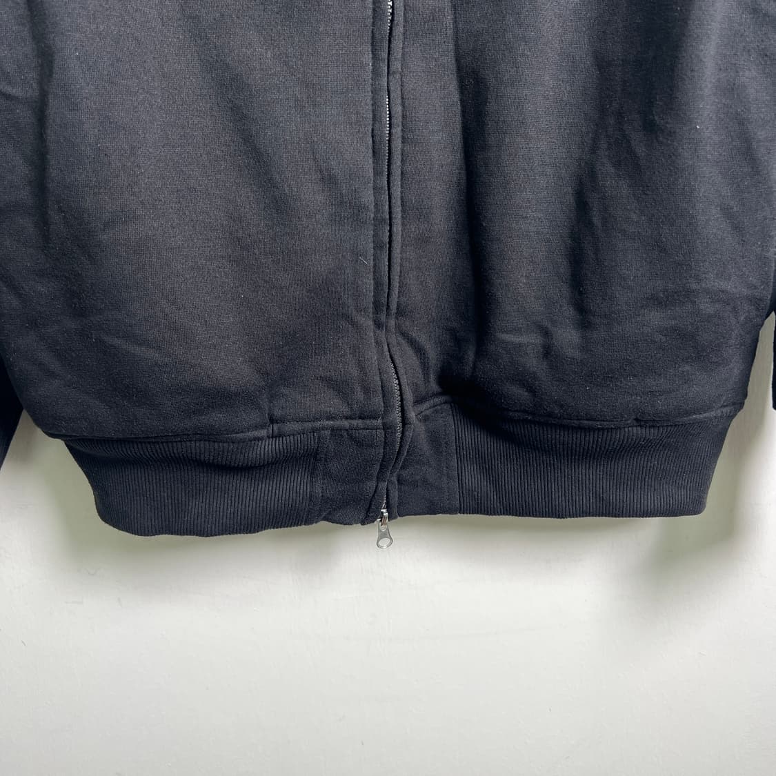 클래시 어헤드 펑크 패치 블랙 퍼 후드집업 L 상품이미지5