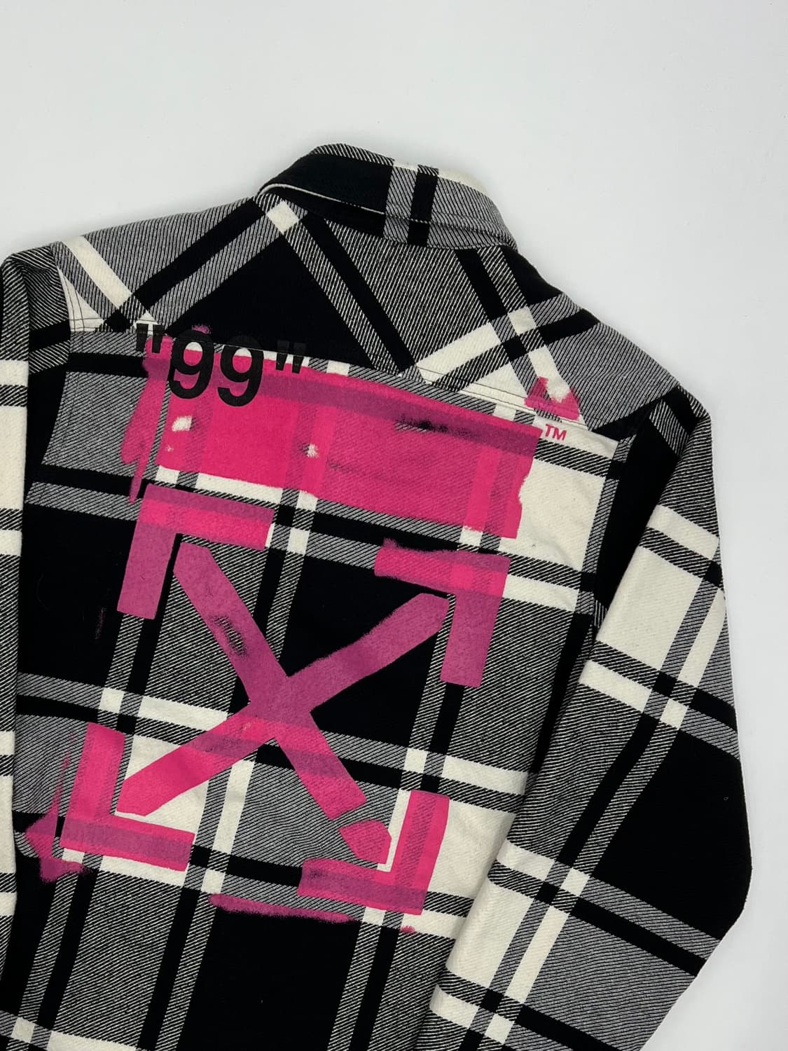 오프화이트 플란넬 셔츠 상품이미지2