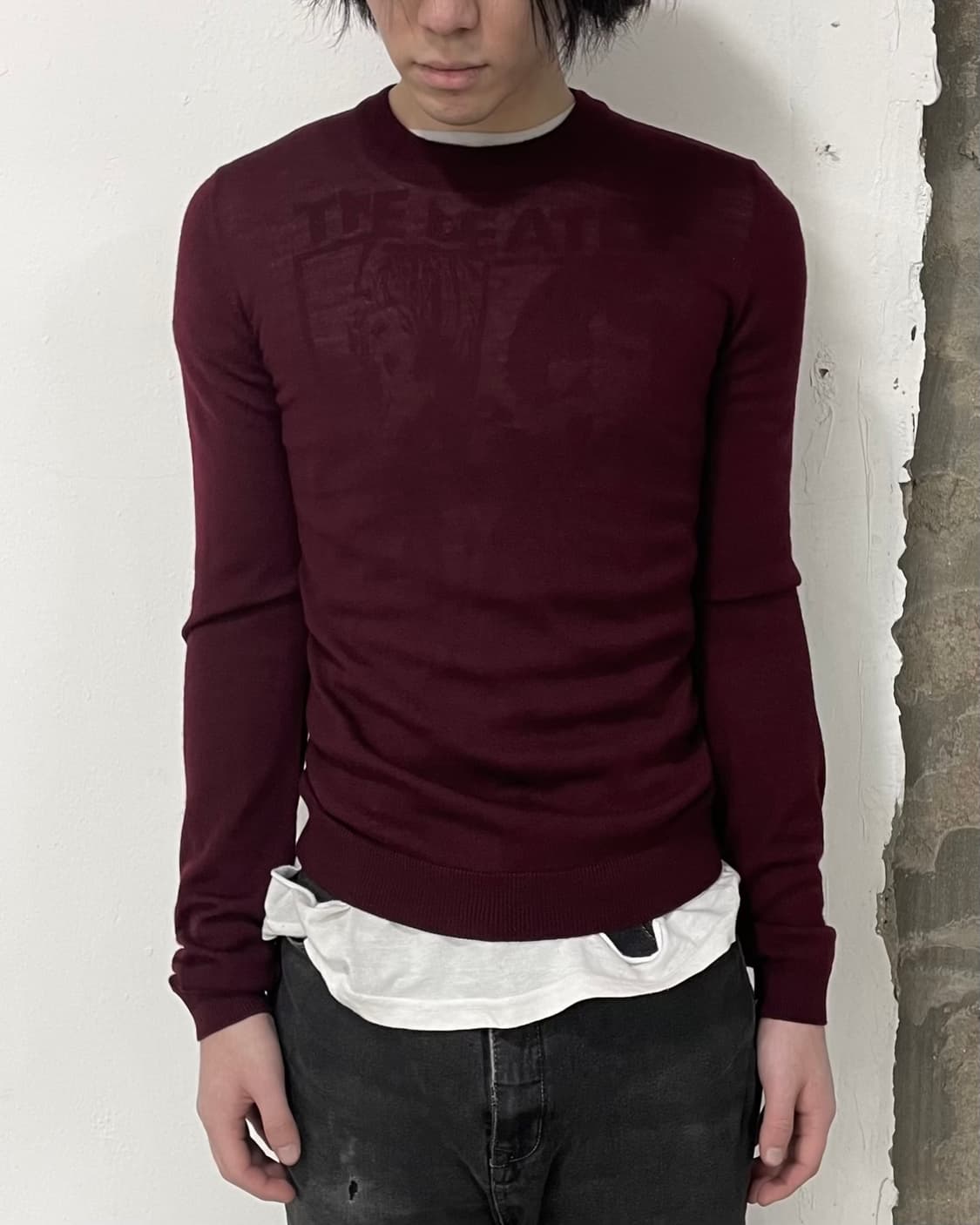 메종 마르지엘라 엘보우 패치 니트 상품이미지3