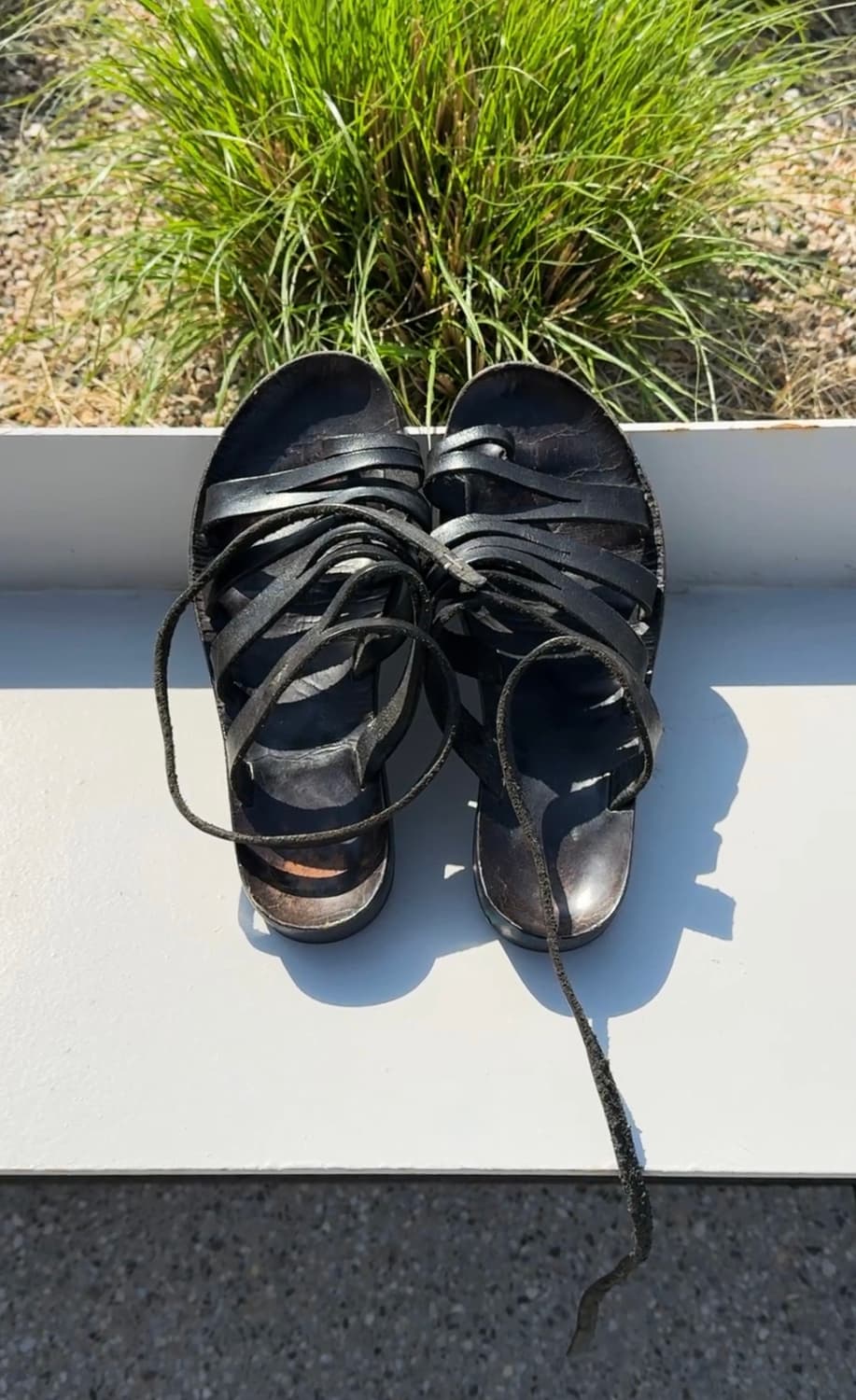 Ma+ Maurizio Amadei Black Leather Sandal 상품이미지1