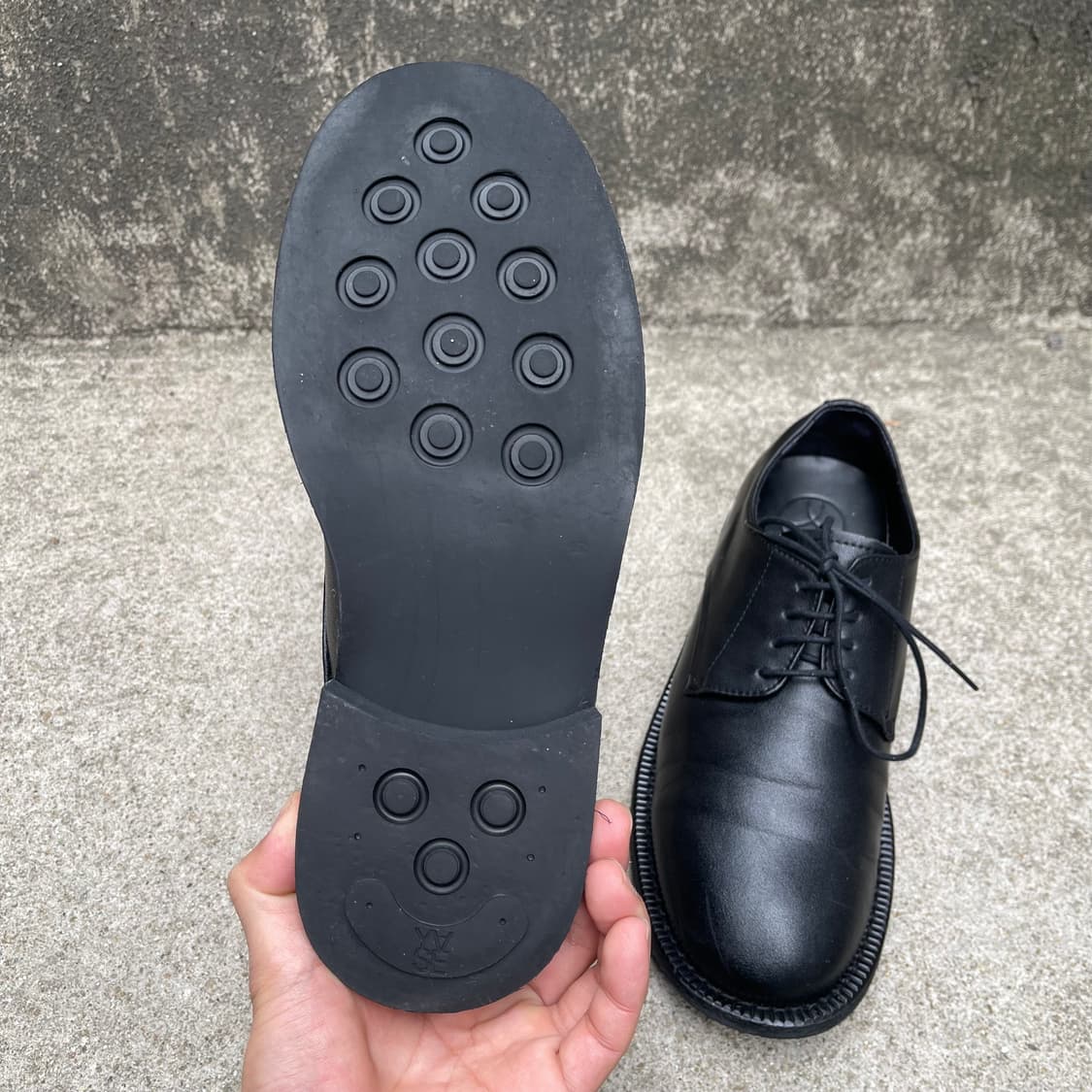 [260] 야세 와플 카우하이드 더비 블랙 상품이미지7