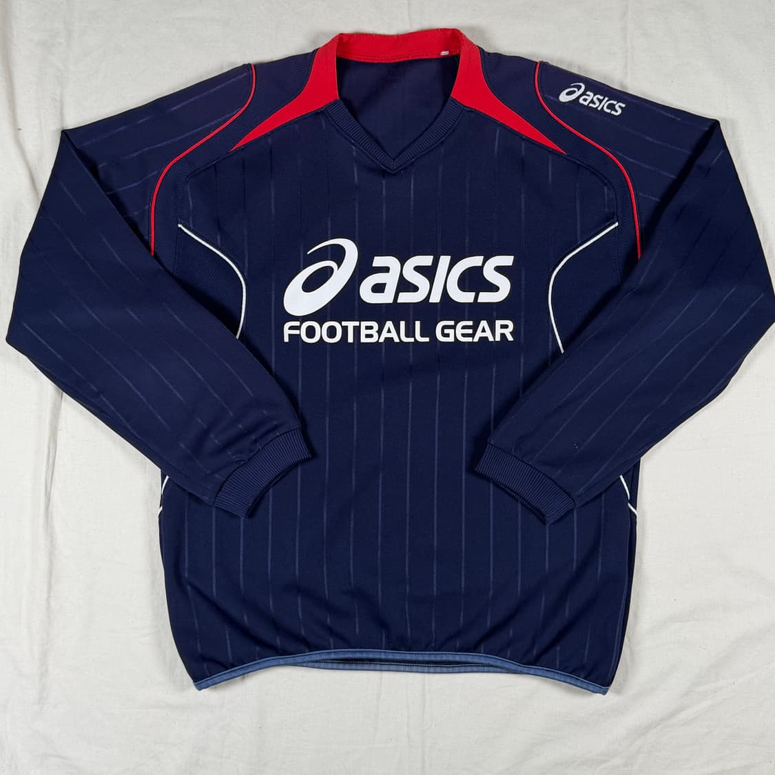 아식스 축구 웜업 맨투맨 상품이미지1