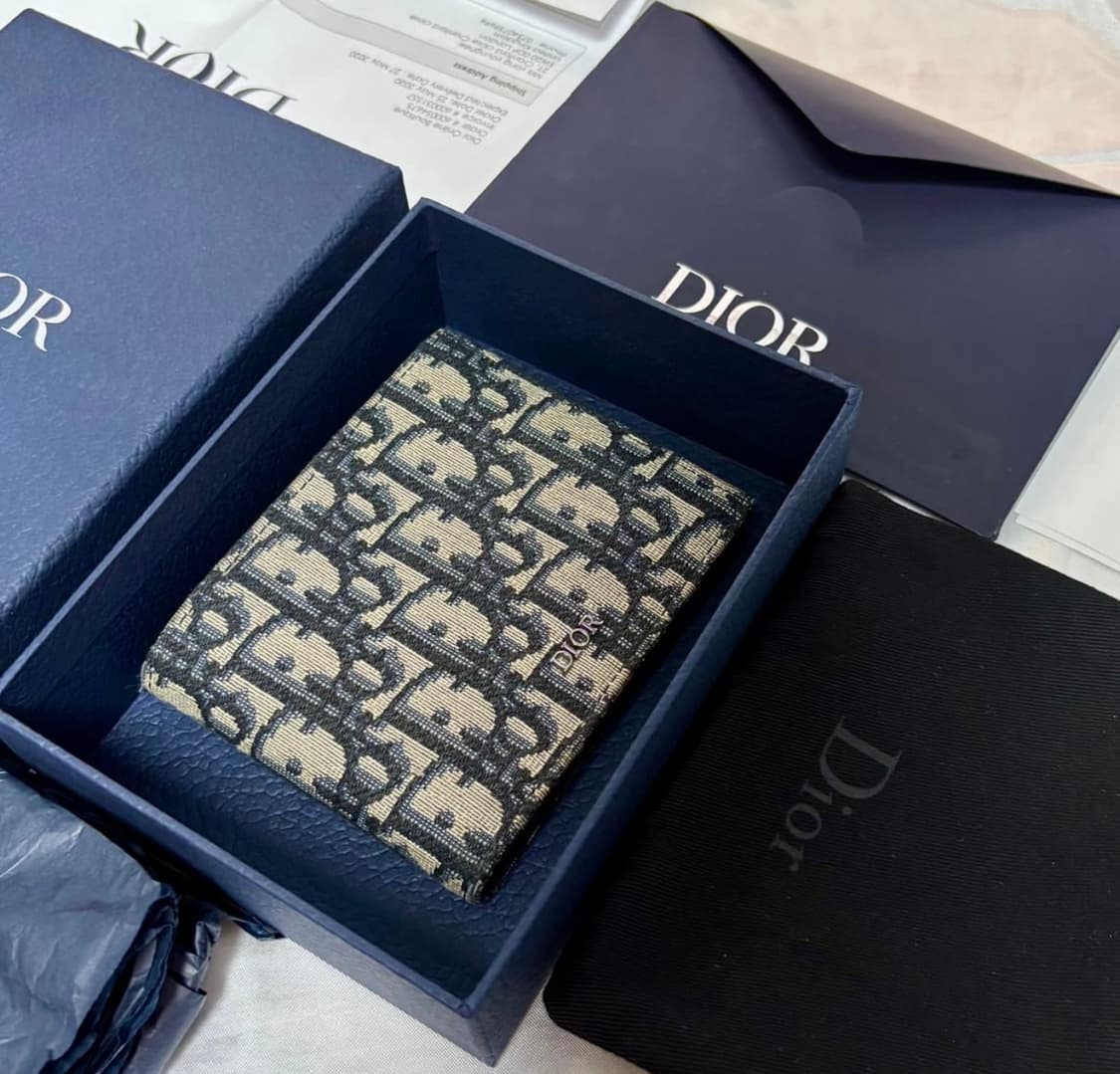 디올 오블리크 반지갑 새상품급 상품이미지1