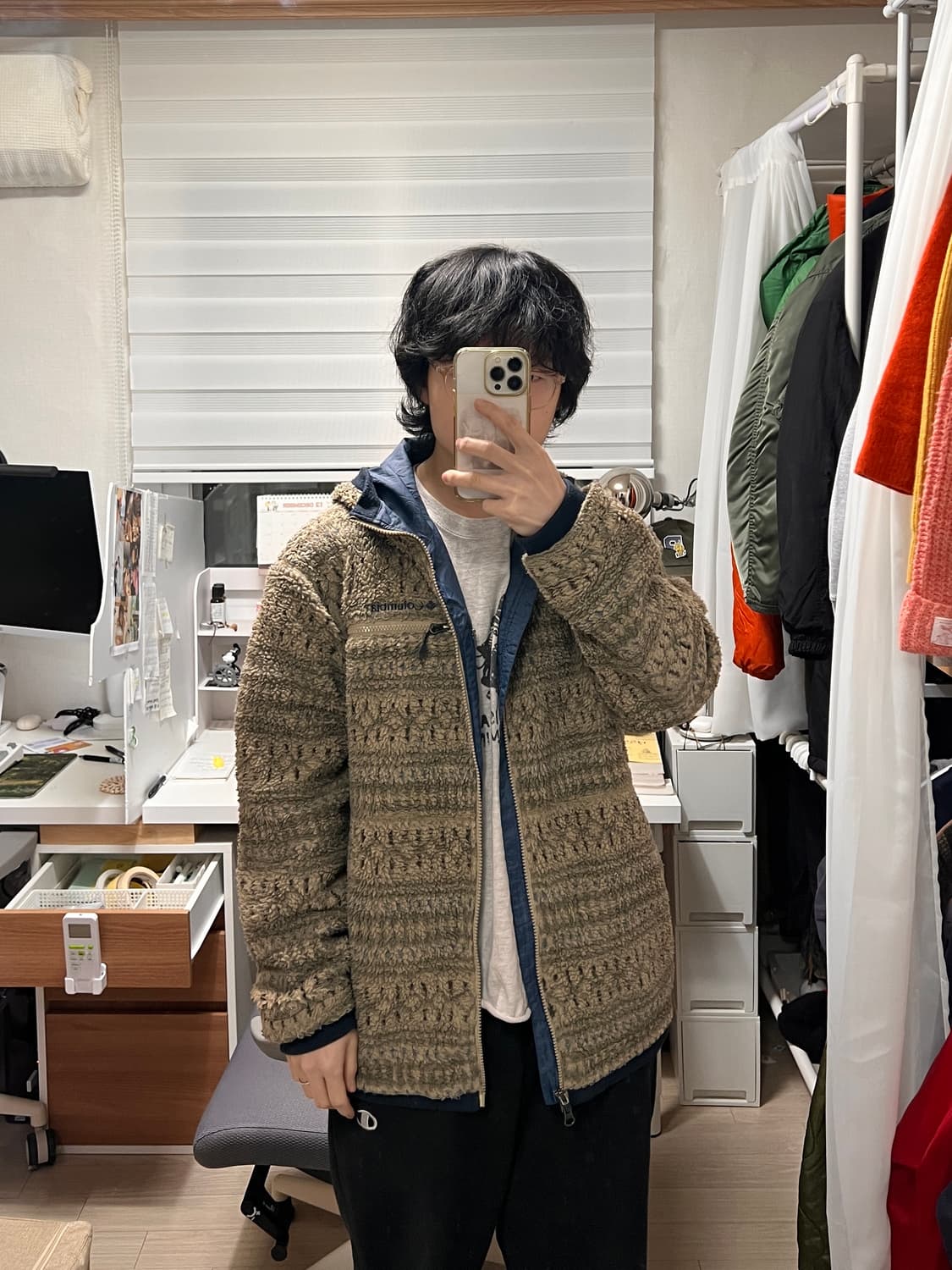 컬럼비아 후리스 점퍼 M (95~추천) 상품이미지2