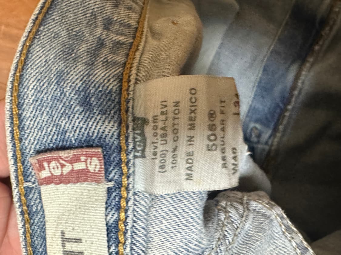 빈티지 리바이스 505 연청  상품이미지5