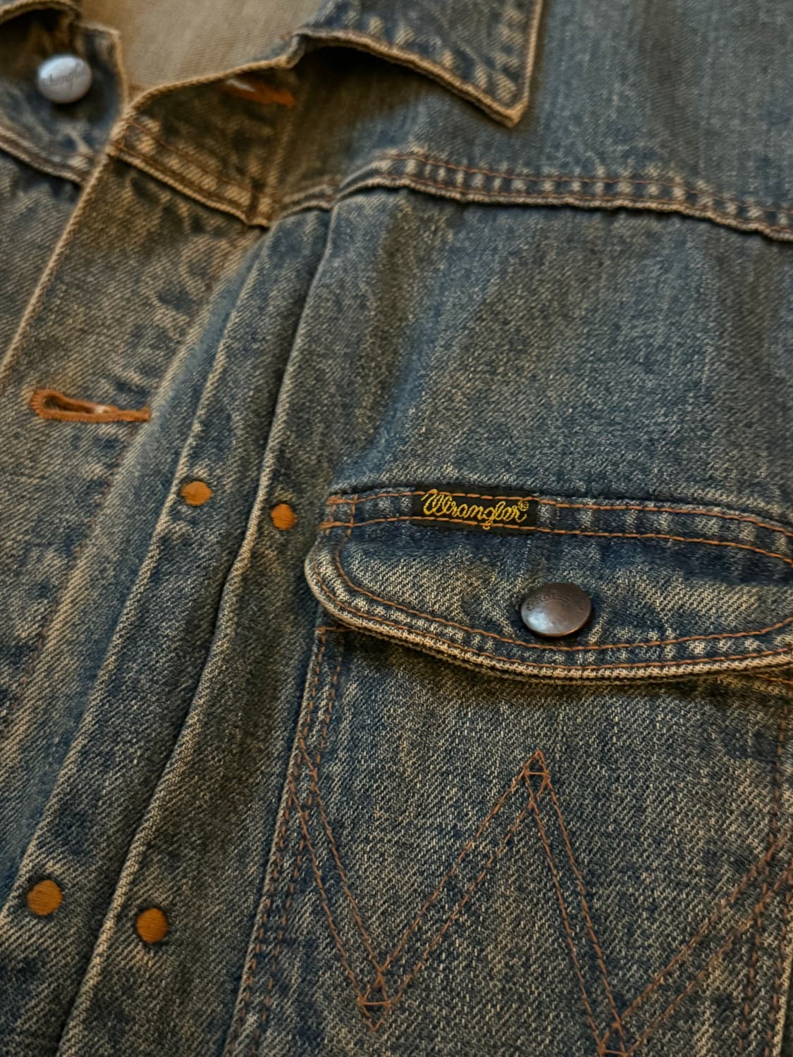 90s 랭글러(wrangler) 11MJ 블루벨 자켓 L 상품이미지2