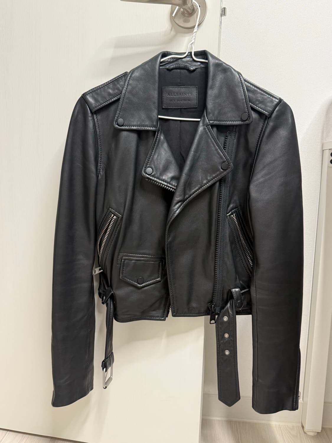 올세인츠 레더 자켓 (램스킨) 상품이미지1