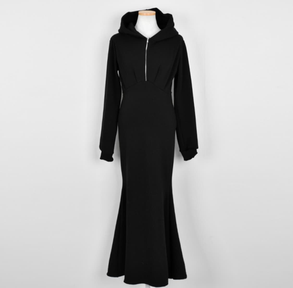 데얼쉬이즈 롱 후드 원피스 상품이미지5