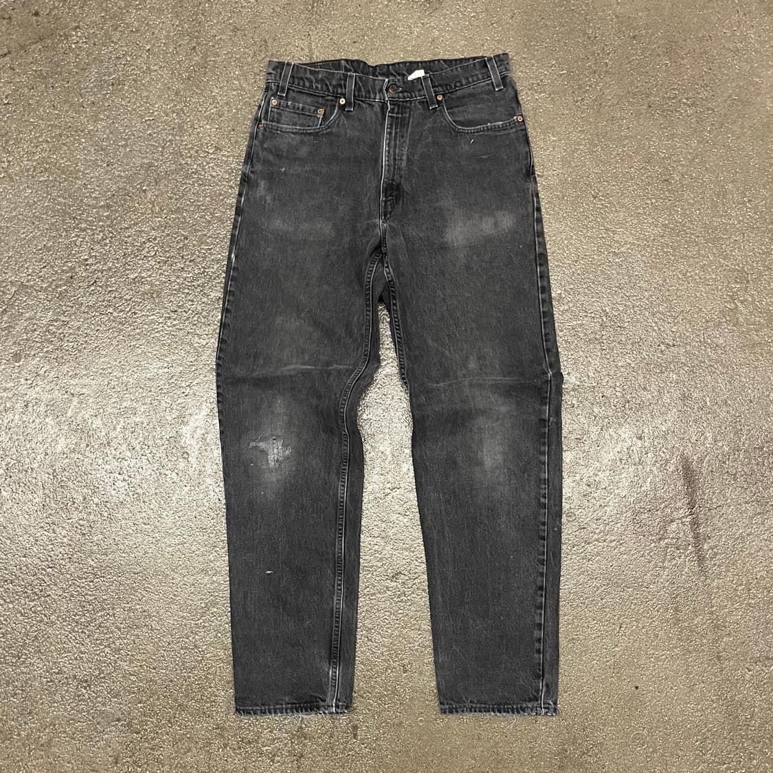 90s USA 리바이스550 블랙진 (35“) 상품이미지2