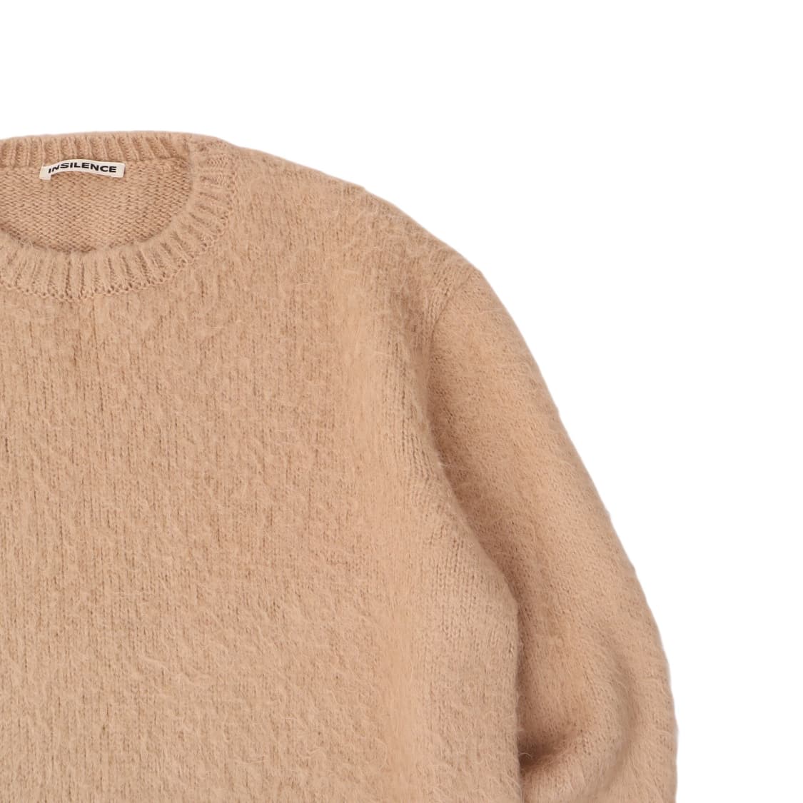 인사일런스 헤어리 브러쉬 라운드 니트 상품이미지2