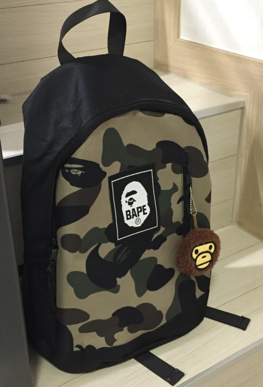 베이프 가방 백팩 (키링 포함) 새상품 정품 상품이미지4
