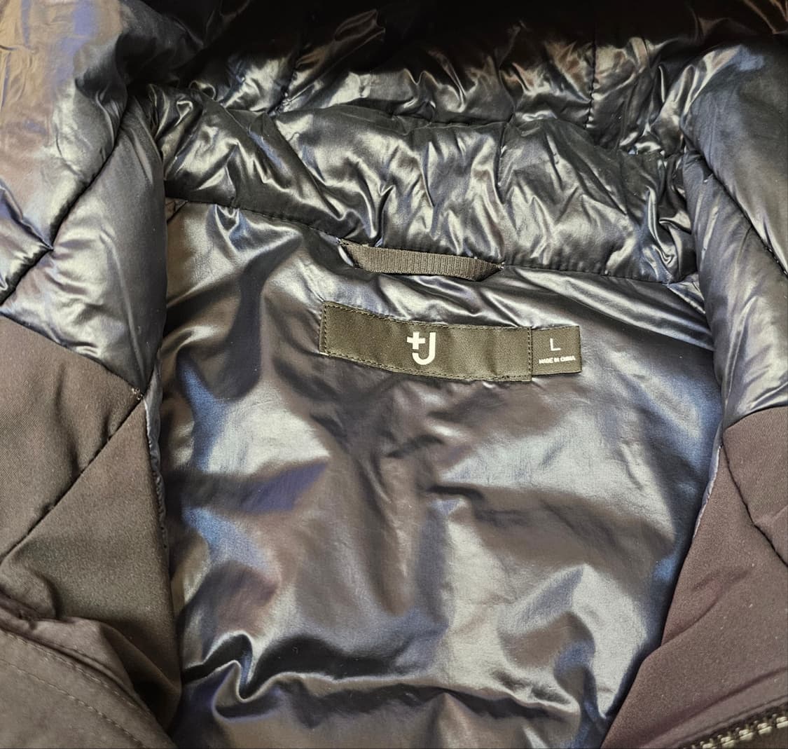 L 유니클로 x 질 샌더 하이브리드 다운 오버사이즈 파카 패딩 체감 XL 상품이미지3