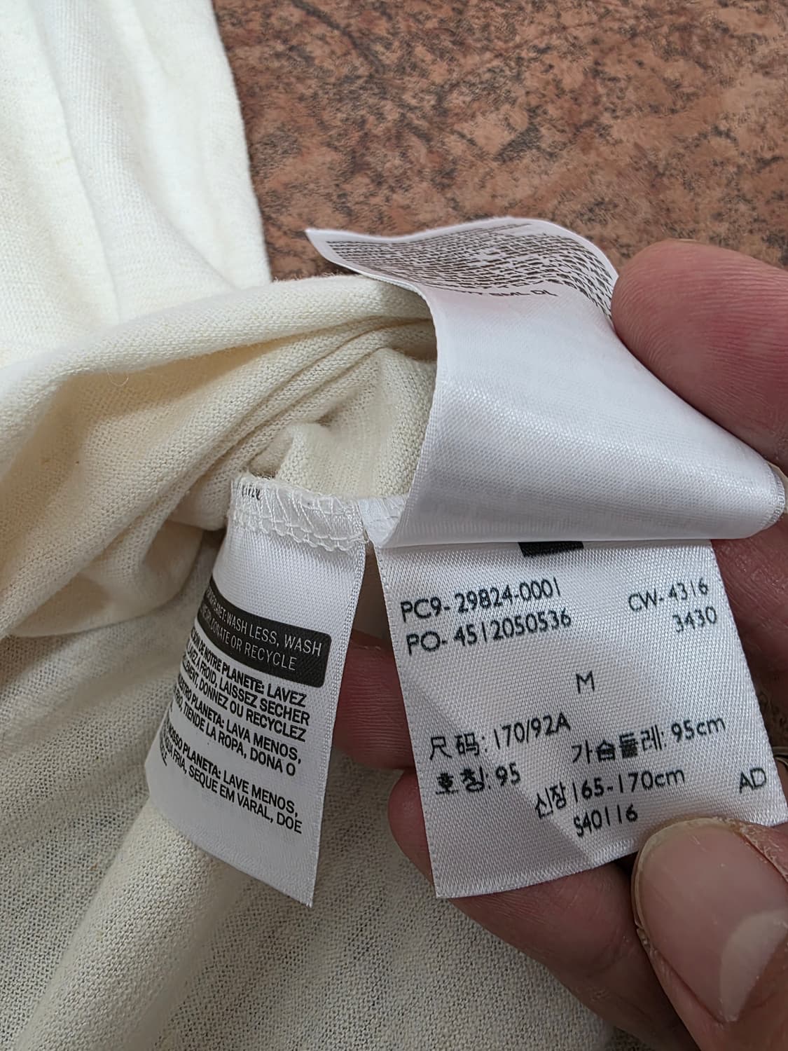 리바이스 7부 소매 래글런 티셔츠 상품이미지8