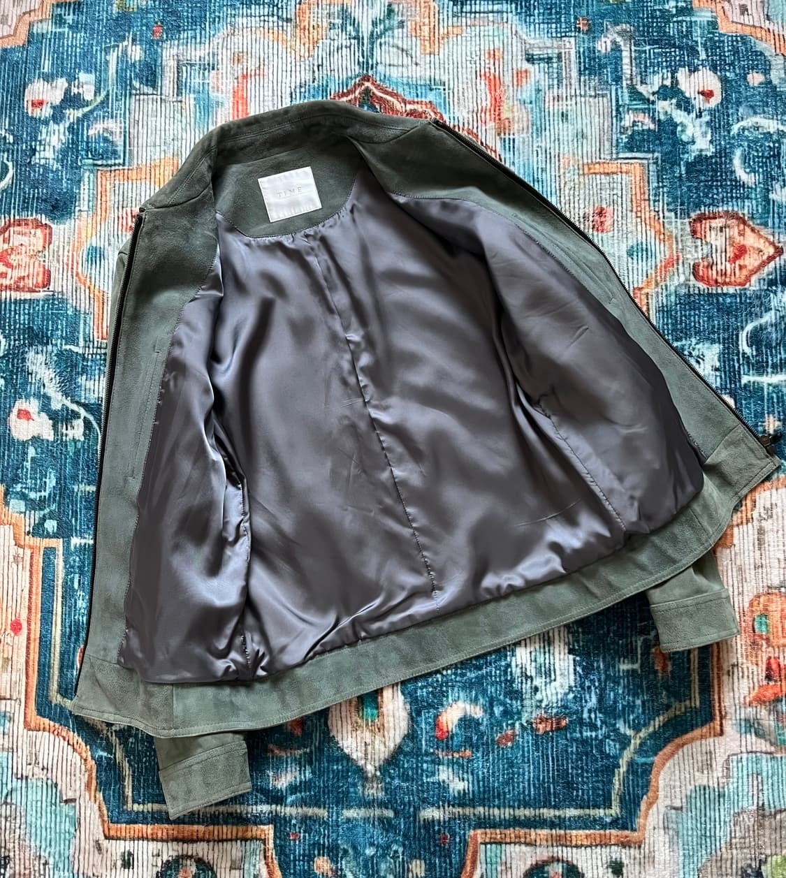 타임 옴므 스웨이드 가죽자켓 리얼고트  상품이미지7