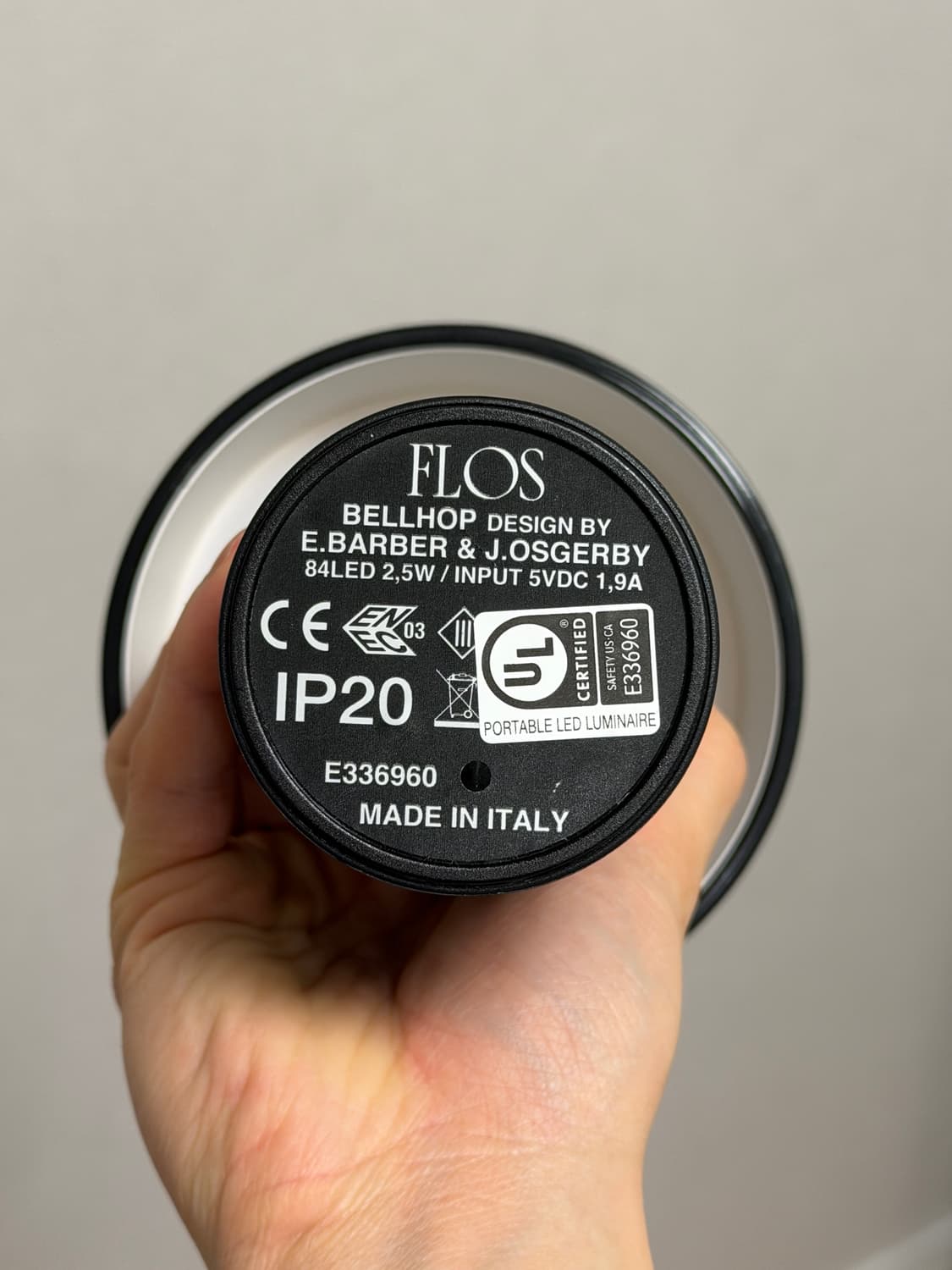 플로스 벨홉 테이블 램프 무광 블랙 상품이미지5