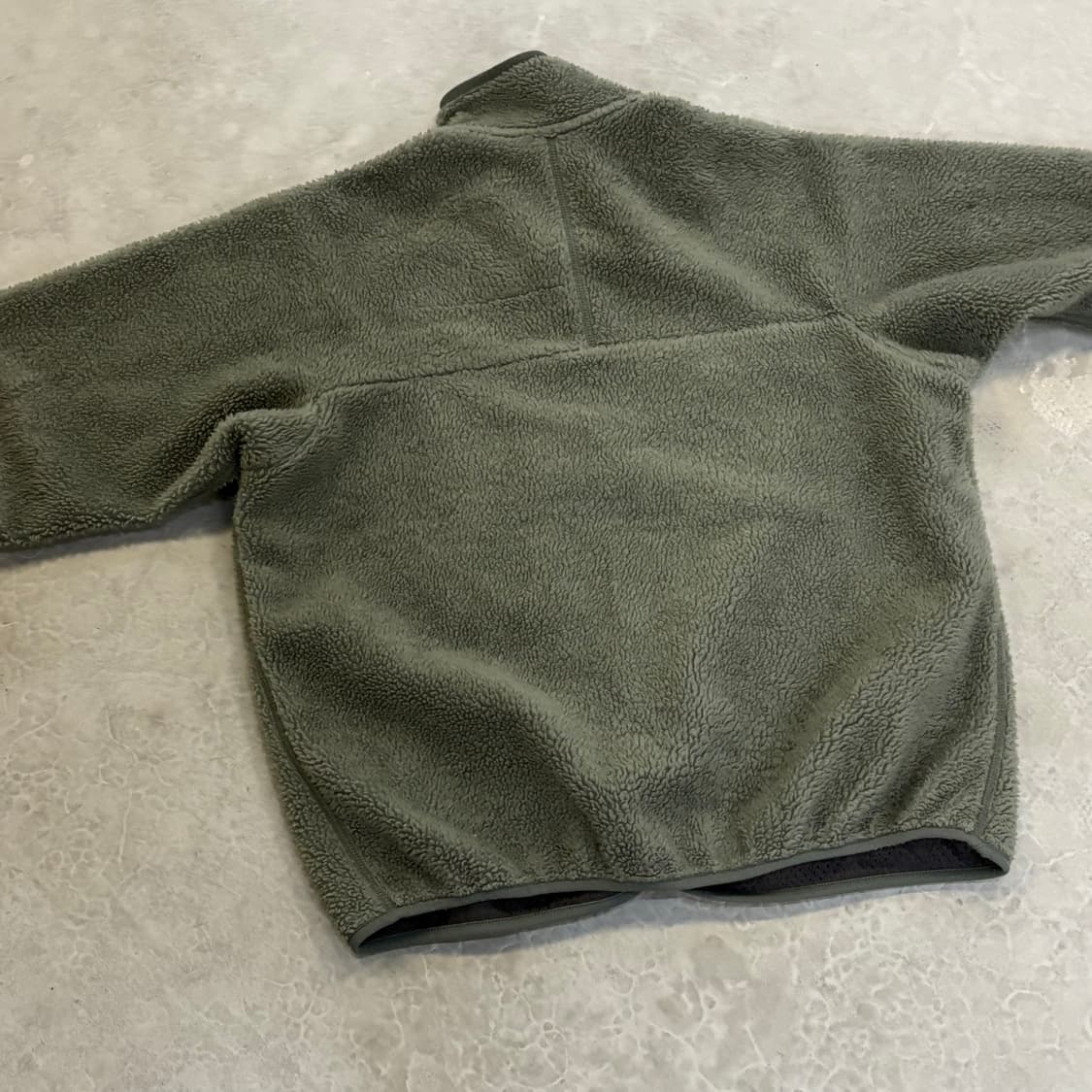 [L] USA 파타고니아 딥파일 후리스 가디건 카키 그린 올리브 상품이미지6