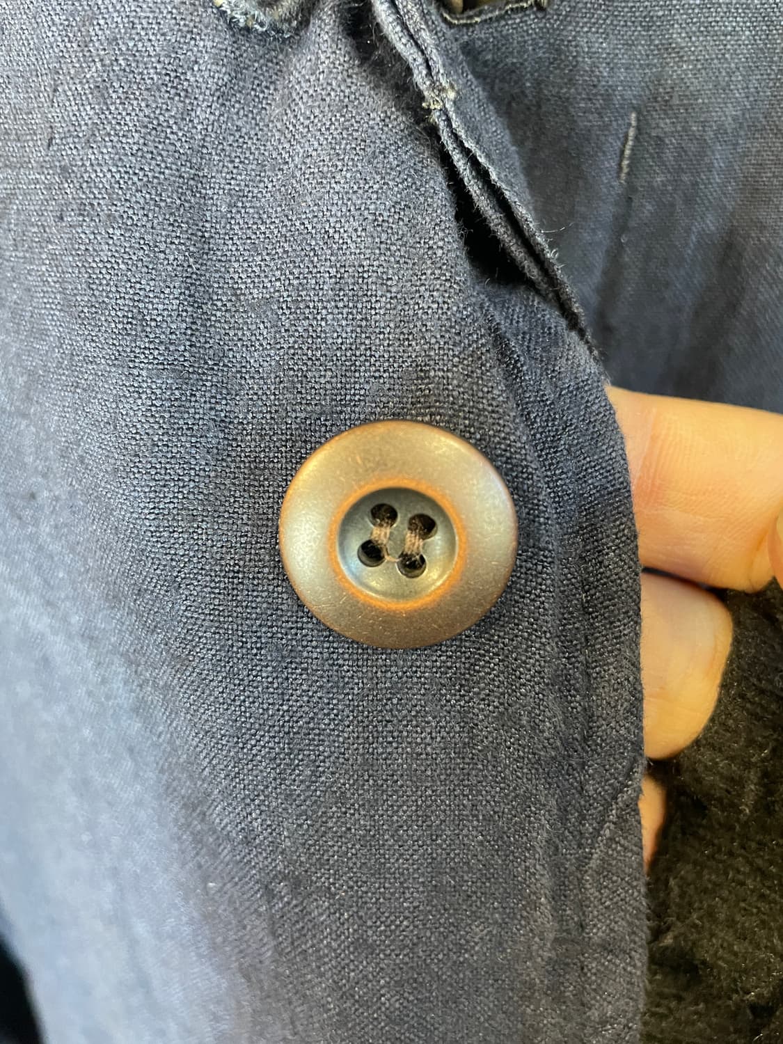 어태치먼트 린넨 워크 코트 상품이미지7