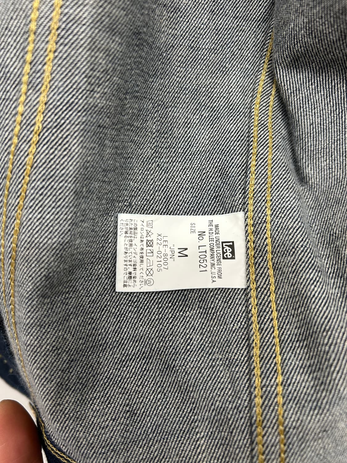 Lee Riders 데님 자켓 청자켓 상품이미지6