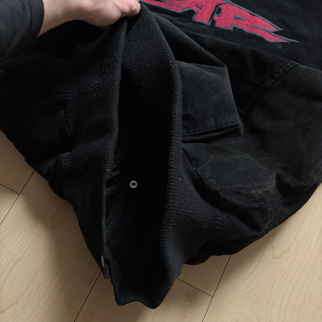 no fear 노피어 스웨이드 바시티 자켓 상품이미지5