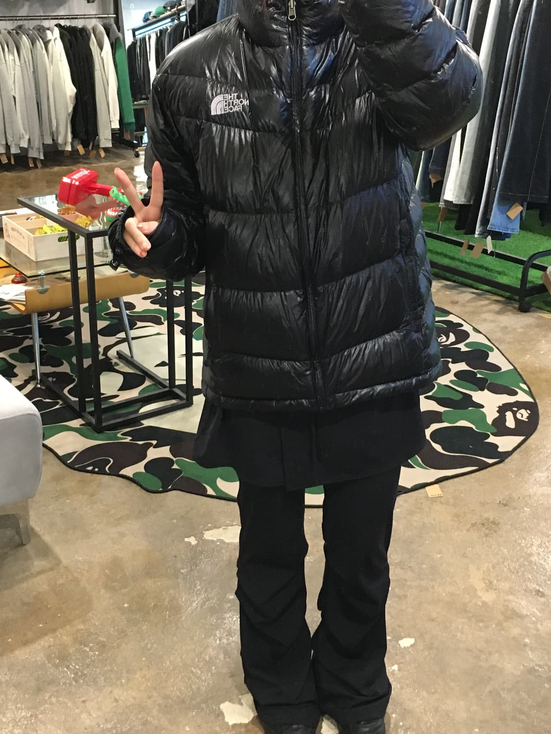 노스페이스 패딩(경량패딩+바람막이)  상품이미지7