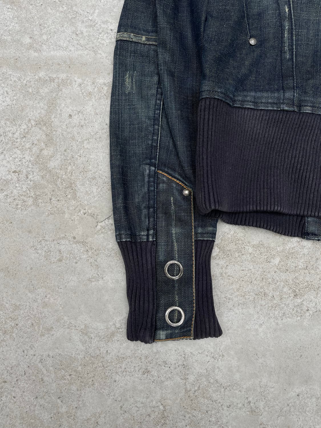 아르마니 익스체인지 하이넥 데님 자켓 상품이미지8