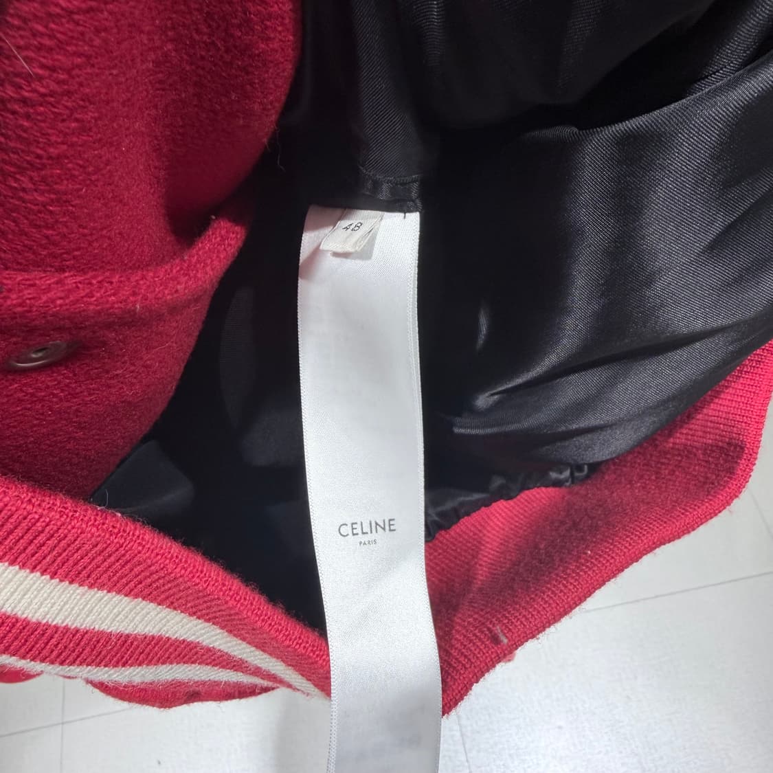 48 / 셀린느 C로고 잭슨 테디 바시티자켓 상품이미지5