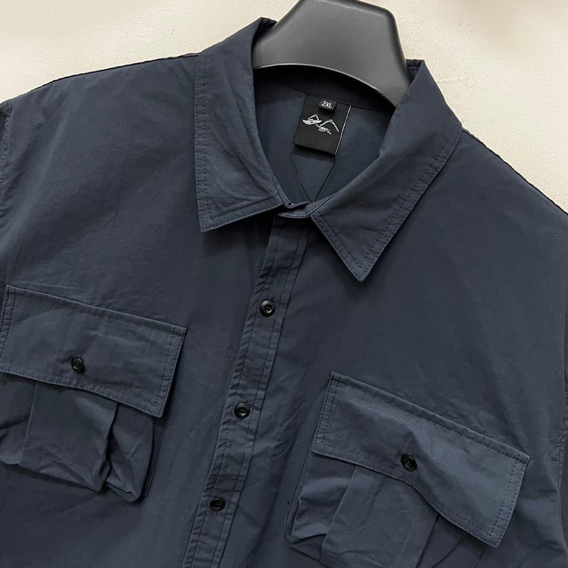 JPN 럭키 호른 재팬 나일론 반팔 셔츠 남방 2XL 상품이미지3