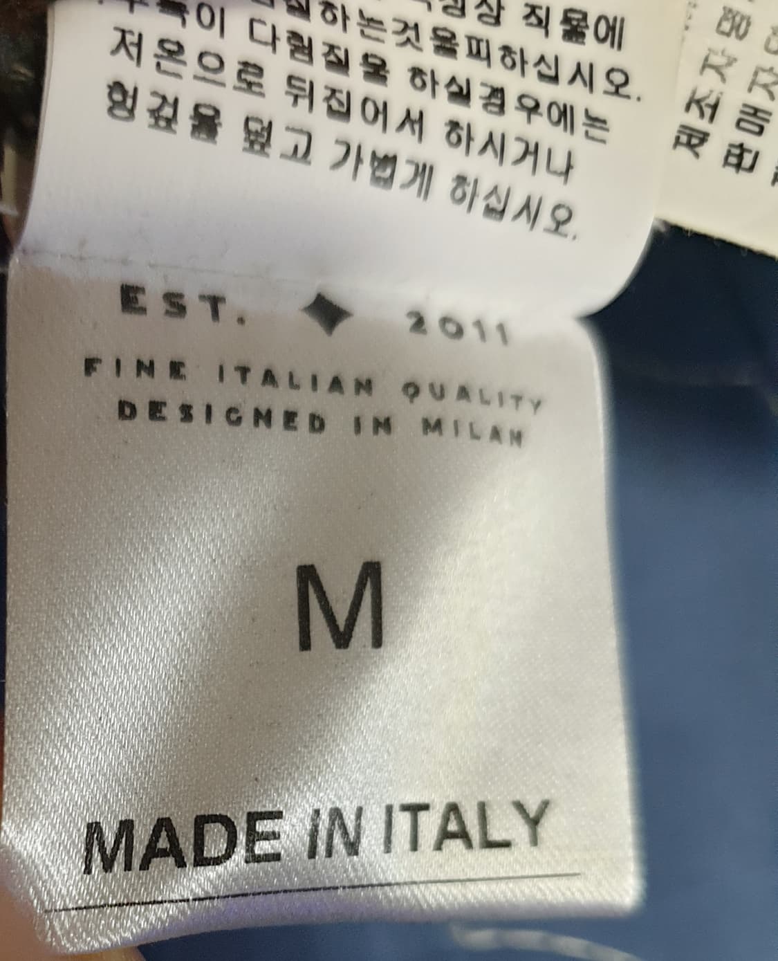 (이태리제품) IN THE BOX 빈티지 가슴집업 배색 플리스 맨투맨 M 상품이미지7